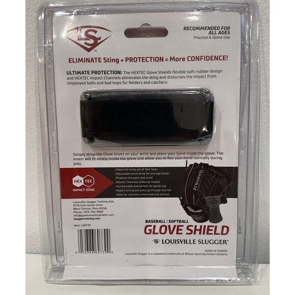 Louisville Slugger Glove Shield HEXTEC Impact Zone Baseball/Softball - Picture 2 of 7